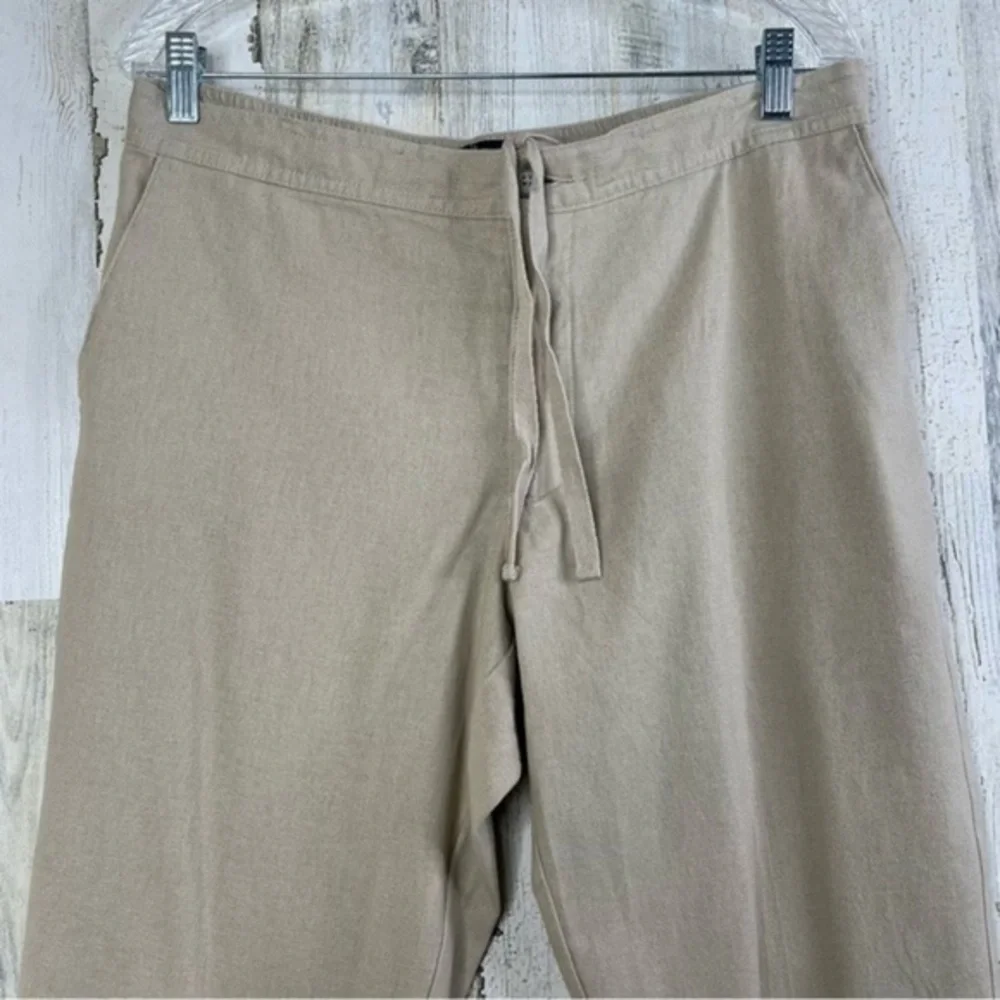 Marc Anthony Luxury Linen Blend Pants Straight Leg Mens Waist 33x30 Nerutral‎